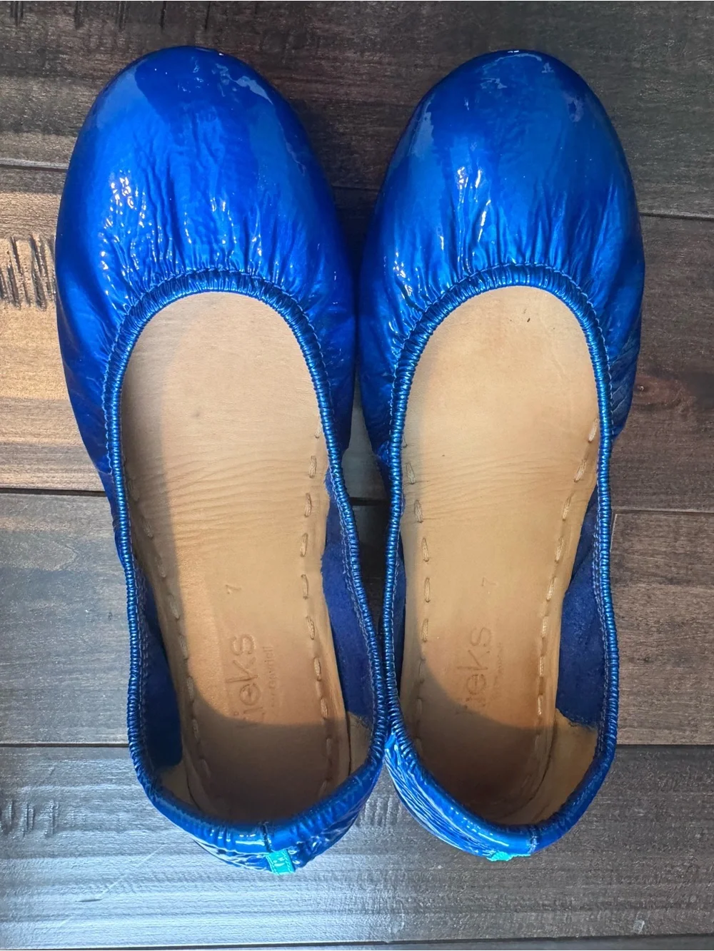 Tieks Women's Sapphire Blue Ballet Flats - 7